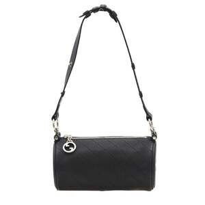 GUCCI Black Leather Shoulder Bag